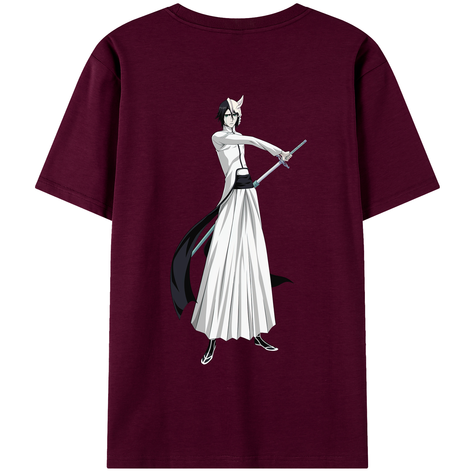 （画像用） ブリーチ ウルキオラ·シファー BLEACH Ulquiorra cifer レディース半袖Tシャツ(バックプリント)
